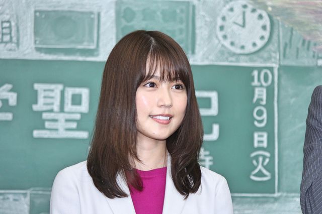 有村架純主演ドラマ「中学聖日記」制作発表会見（6枚目）