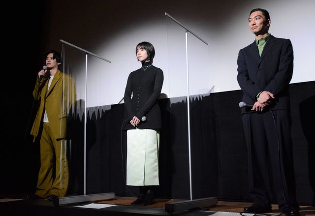 奥野瑛太・唐田えりか・楽駆が登壇！映画『死体の人』公開記念舞台あいさつ（6枚目）