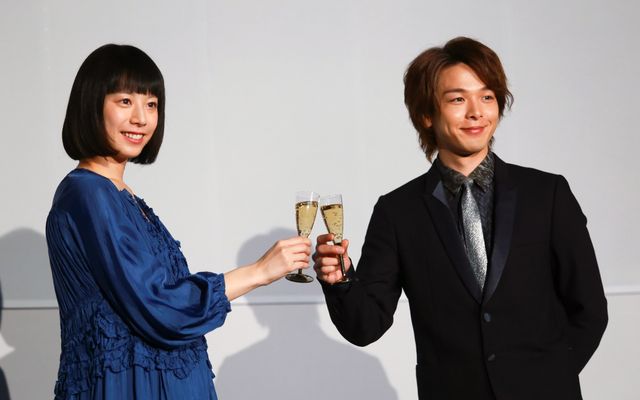 中村倫也＆夏帆、プラネタリウムに乾杯！「コニカミノルタプラネタリア TOKYO」プレス発表会（22枚目）