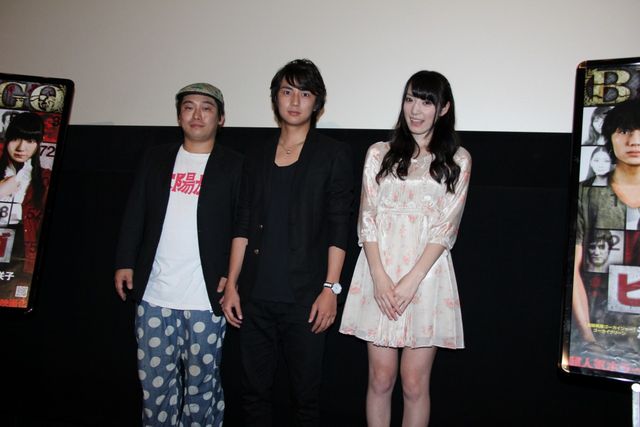 AKB48のさきっちょこと松井咲子ヒロインを務めた映画『ビンゴ』の初日舞台あいさつ（11枚目）