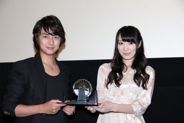 AKB48のさきっちょこと松井咲子ヒロインを務めた映画『ビンゴ』の初日舞台あいさつ（14枚目）