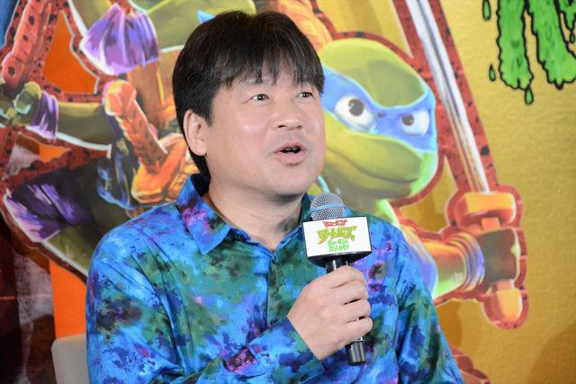 巨大ピザ＆ミュータンジェン登場！『ミュータント・タートルズ：ミュータント・パニック！』吹替版完成報告会（6枚目）