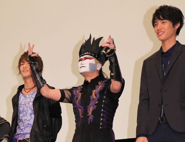 映画『仮面ライダー×仮面ライダー ウィザード＆フォーゼ MOVIE大戦アルティメイタム』初日舞台あいさつ（4枚目）