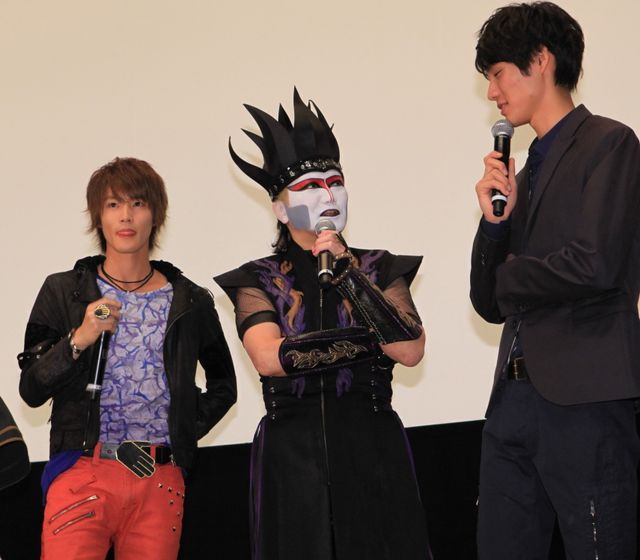 映画『仮面ライダー×仮面ライダー ウィザード＆フォーゼ MOVIE大戦アルティメイタム』初日舞台あいさつ（5枚目）