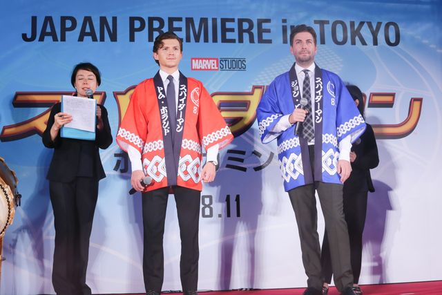 トム・ホランドが和太鼓に挑戦！『スパイダーマン：ホームカミング』ジャパンプレミアイベント（8枚目）