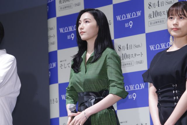 有村架純、主演ドラマで「キャパを超えた」WOWOW「連続ドラマW　そして、生きる」完成披露試写会（6枚目）