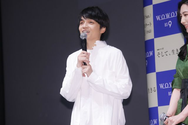 有村架純、主演ドラマで「キャパを超えた」WOWOW「連続ドラマW　そして、生きる」完成披露試写会（9枚目）