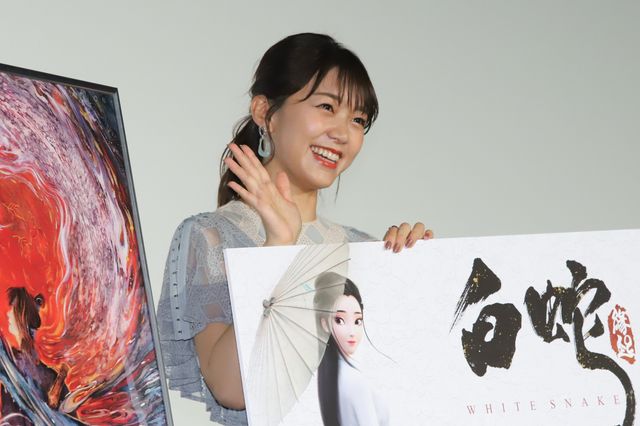 Snow Man佐久間大介、黒髪にイメチェン！『白蛇：縁起』日本語吹替版完成披露試写会（3枚目）