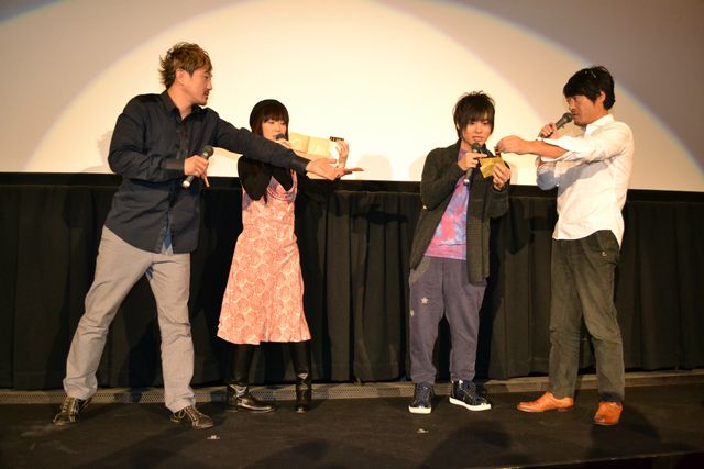 「青エク」大ヒットで劇場も満席！人気声優、岡本信彦、木内秀信、藤原啓治、釘宮理恵がお年玉舞台あいさつ　画像ギャラリー（4枚目）