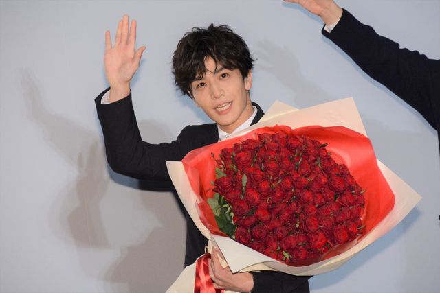 岩田剛典、松井愛莉が登壇！映画×dTVドラマ『名も無き世界のエンドロール』W大ヒット記念舞台あいさつ（15枚目）