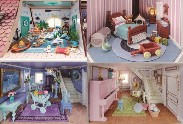 リトル・マーメイドのバスルームが可愛い！週刊「ディズニー ドールハウス」（10枚目）