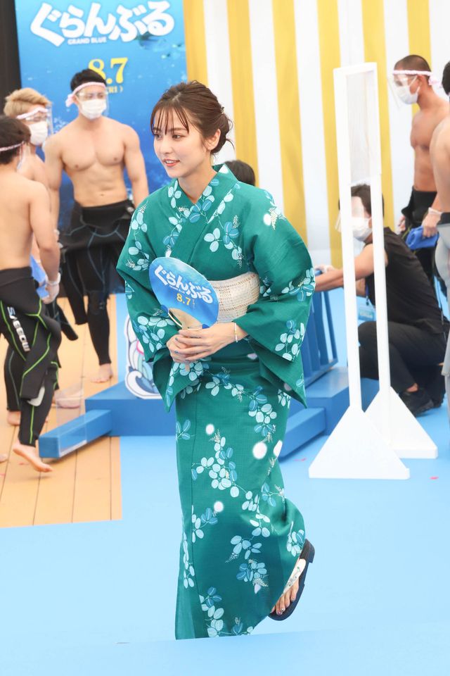 与田祐希、朝比奈彩、小倉優香、石川恋が浴衣姿で登場！竜星涼＆犬飼貴丈『ぐらんぶる』イベント（8枚目）