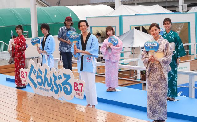 与田祐希、朝比奈彩、小倉優香、石川恋が浴衣姿で登場！竜星涼＆犬飼貴丈『ぐらんぶる』イベント（23枚目）