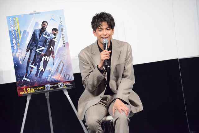 森崎ウィンが逆行演技に挑戦！『TENET テネット』ダウンロード販売開始／ブルーレイ＆DVDリリース記念イベント（7枚目）