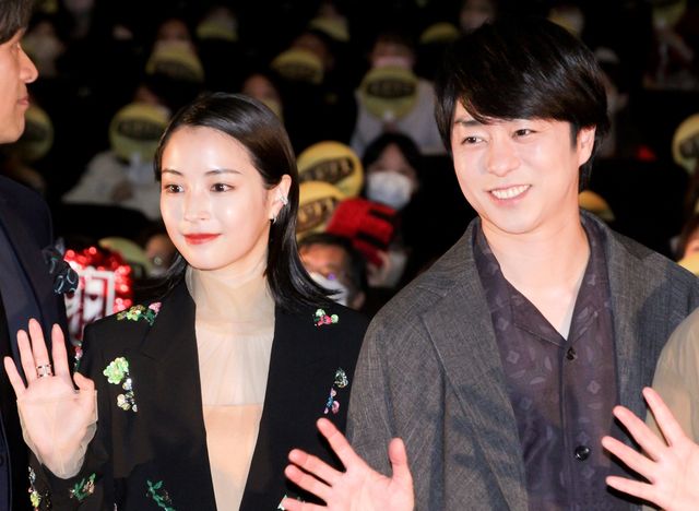 広瀬すず＆櫻井翔『映画　ネメシス　黄金螺旋の謎』大ヒット御礼舞台あいさつ（8枚目）