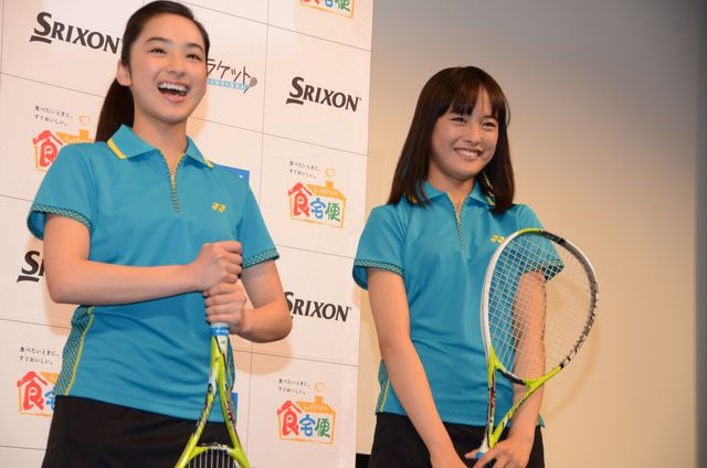 平祐奈、大友花恋のかわいすぎるテニスウエア姿！『案山子とラケット』ヒット祈願特別試写会フォトギャラリー（12枚目）