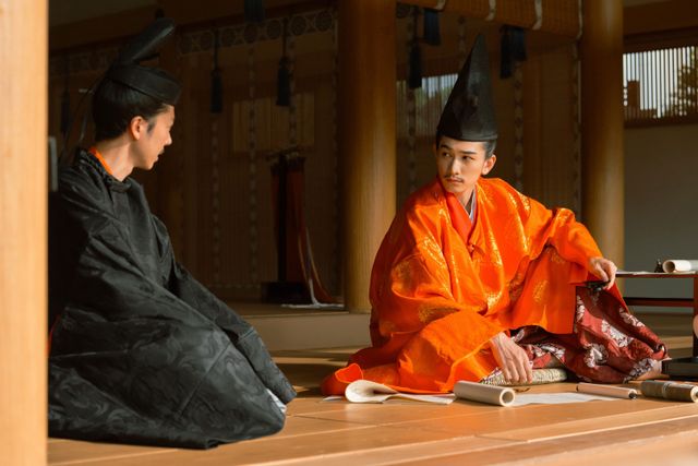 町田啓太＆金田哲、秋山竜次に笑いをこらえるのに必死！「光る君へ」第31回場面写真：フォトギャラリー
