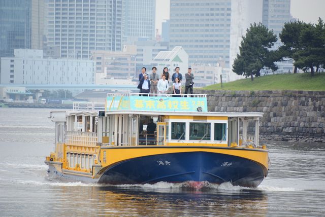 玉木宏、海上に現る！映画『幕末高校生』出航イベント写真ギャラリー：フォトギャラリー