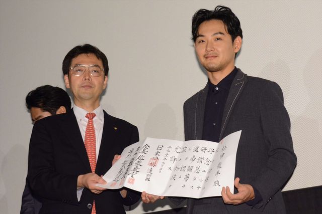 『泣き虫しょったんの奇跡』公開記念舞台あいさつ（2枚目）