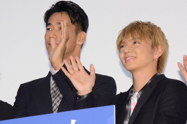 小林直己、今市隆二、佐野玲於、佐藤大樹が集結！『その瞬間、僕は泣きたくなった-CINEMA FIGHTERS project-』完成披露舞台あいさつ（22枚目）