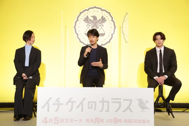 竹野内豊×黒木華×新田真剣佑、月9「イチケイのカラス」の裏側明かす（13枚目）