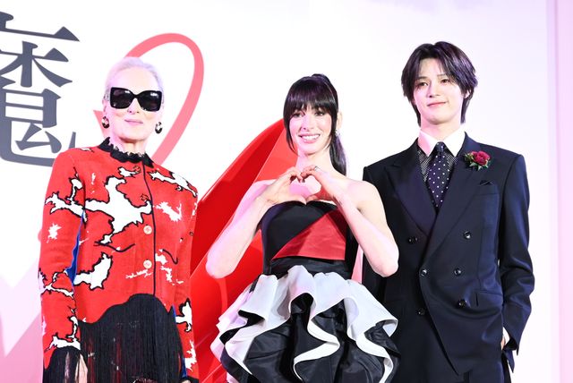 &TEAM・K、メリル・ストリープ＆アン・ハサウェイに花束贈呈！映画『プラダを着た悪魔2』来日イベント（39枚目）