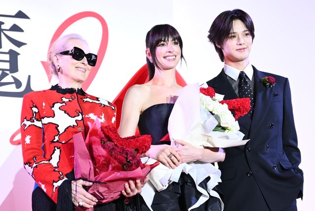 &TEAM・K、メリル・ストリープ＆アン・ハサウェイに花束贈呈！映画『プラダを着た悪魔2』来日イベント（40枚目）