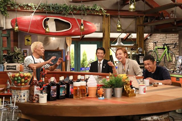 ロンブー田村とナイナイ岡村と楽しそうなチャン・グンソク（5枚目）