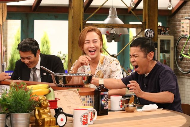 ロンブー田村とナイナイ岡村と楽しそうなチャン・グンソク（7枚目）