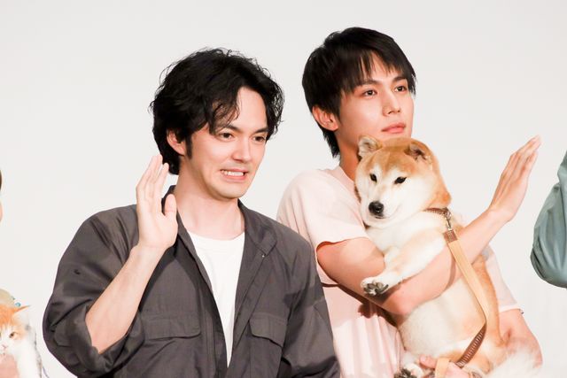 林遣都が共演者の中川大志、大原櫻子、浅香航大と登壇！『犬部！』完成披露イベント（4枚目）