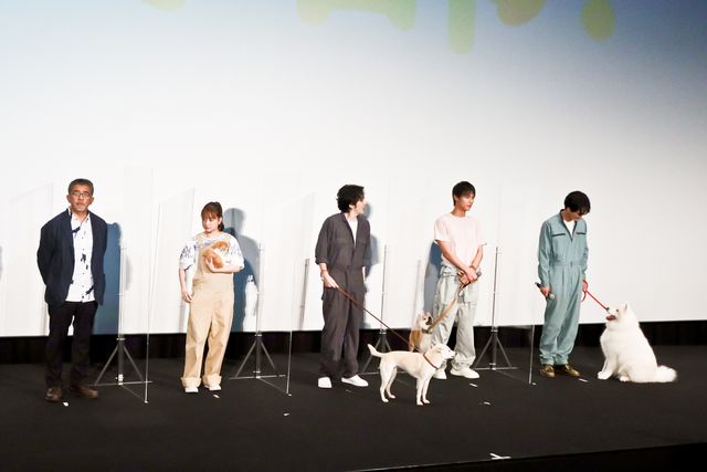 林遣都が共演者の中川大志、大原櫻子、浅香航大と登壇！『犬部！』完成披露イベント（8枚目）