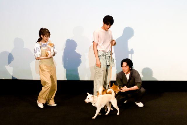 林遣都が共演者の中川大志、大原櫻子、浅香航大と登壇！『犬部！』完成披露イベント（13枚目）