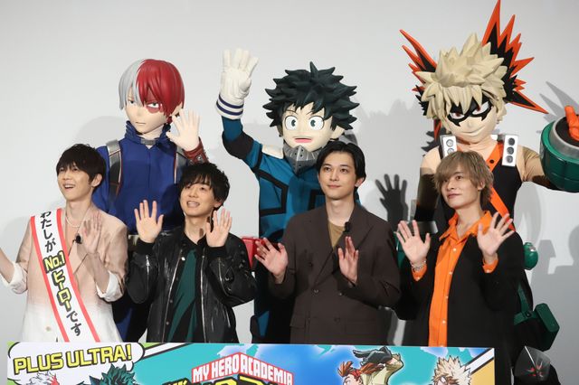山下大輝、吉沢亮らの笑顔はじける！『僕のヒーローアカデミア THE MOVIE ワールド　ヒーローズ　ミッション』公開記念舞台あいさつ（8枚目）