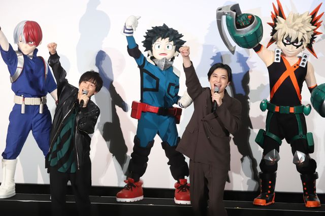 山下大輝、吉沢亮らの笑顔はじける！『僕のヒーローアカデミア THE MOVIE ワールド　ヒーローズ　ミッション』公開記念舞台あいさつ（13枚目）