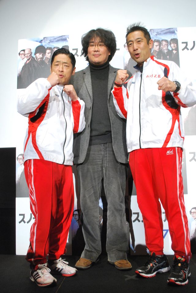 団長安田、ポン・ジュノ監督に“土下座”！映画『スノーピアサー』プレミアイベント（8枚目）