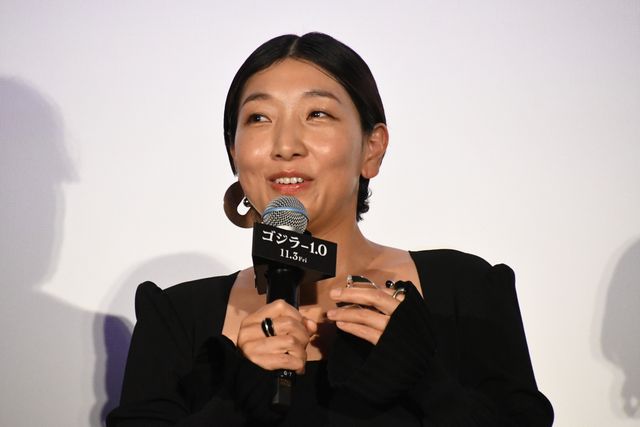 『ゴジラ-1.0』公開初日、客席から拍手喝采！神木隆之介＆浜辺美波らメインキャスト集結（11枚目）