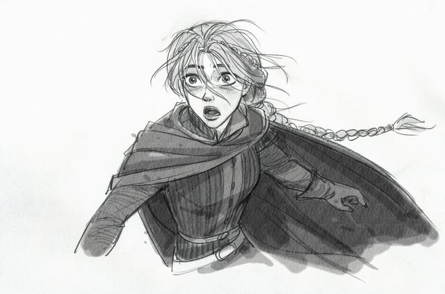 映画『果てしなきスカーレット』新場面カット＆ジン・キムのスケッチ画（6枚目）