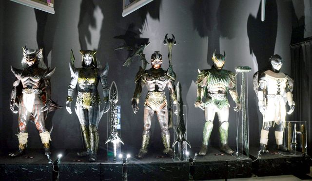 ゴ・ガドル・バらグロンギ立像が並ぶ！「超クウガ展」プレス内覧会：フォトギャラリー