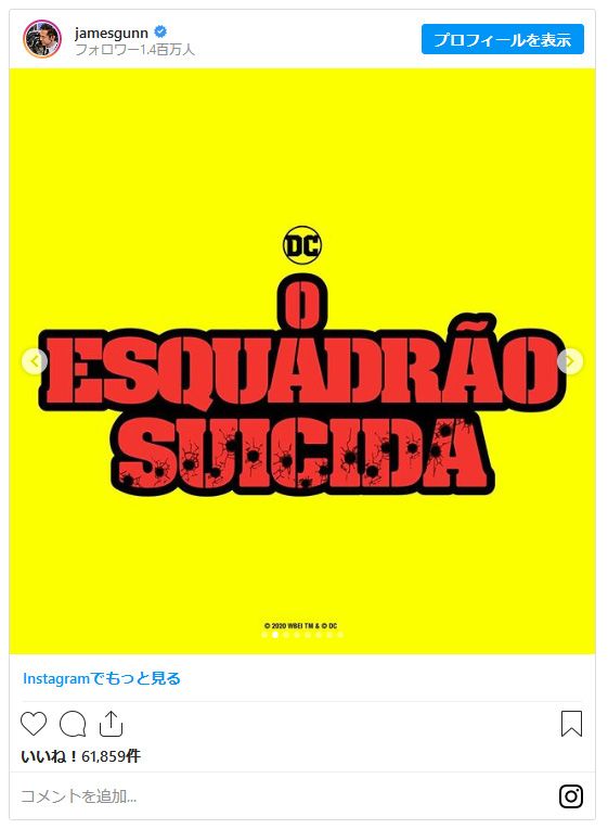 DC映画『ザ・スーサイド・スクワッド（原題） / The Suicide Squad』各国タイトルロゴ（2枚目）