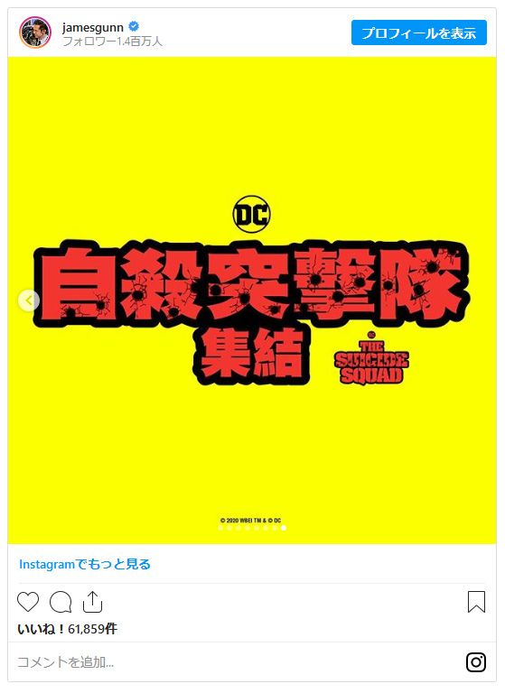 DC映画『ザ・スーサイド・スクワッド（原題） / The Suicide Squad』各国タイトルロゴ（8枚目）