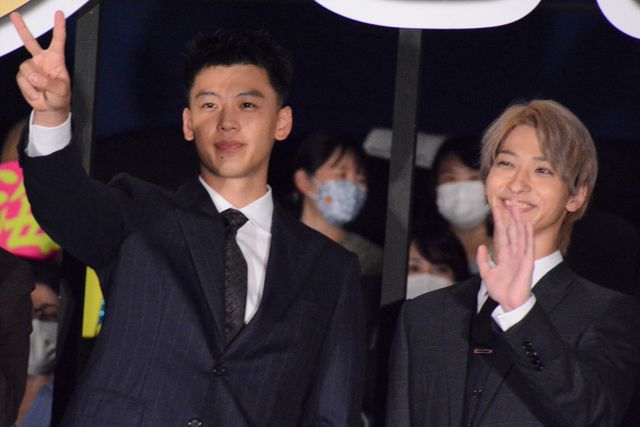 竹内涼真、横浜流星、高橋海人ら豪華キャストが登壇！映画『アキラとあきら』初日舞台あいさつ（25枚目）