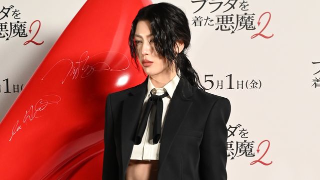 『プラダを着た悪魔2』ジャパンプレミアにゲスト登壇した三吉彩花