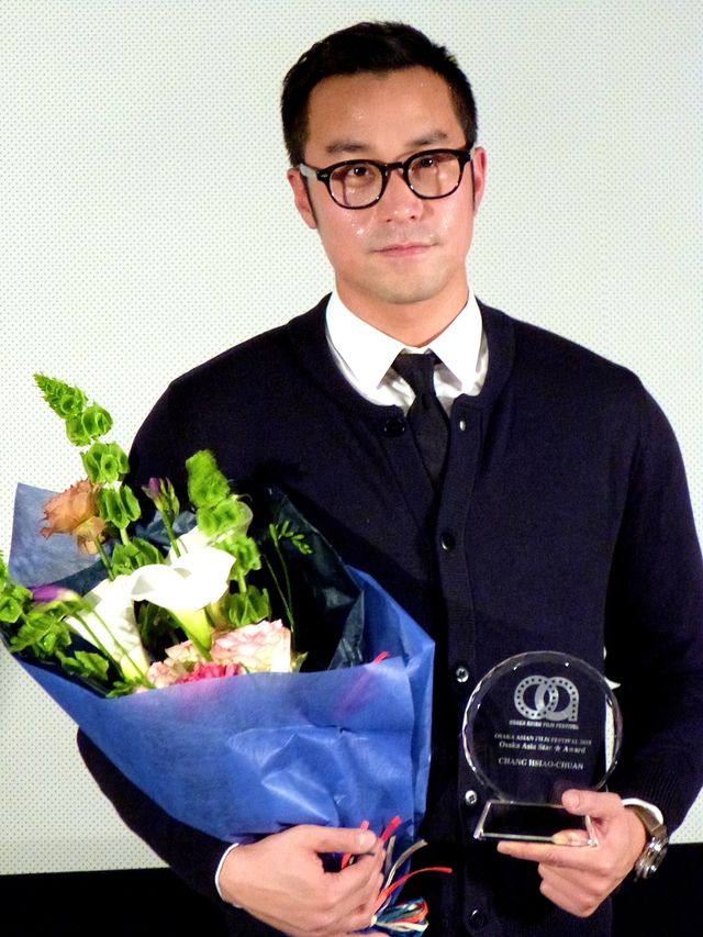 開催中の第10回大阪アジアン映画祭で「オーサカAsiaスター★アワード」を受賞した台湾俳優チャン・シャオチュアン