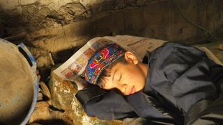 ウイグルからきた少年