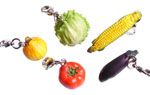 野菜のミニチュアストラップ