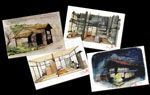 『カミハテ商店』イメージ画ポストカード ４枚セット