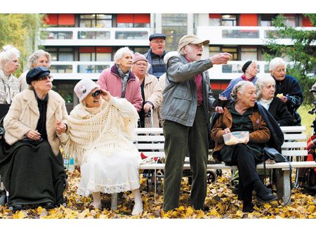 陽だまりハウスでマラソンを