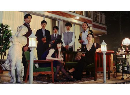 At the terrace テラスにて