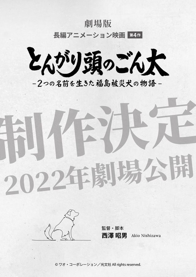映画『とんがり頭のごん太　－2つの名前を生きた福島被災犬の物語－』の画像（2枚目）