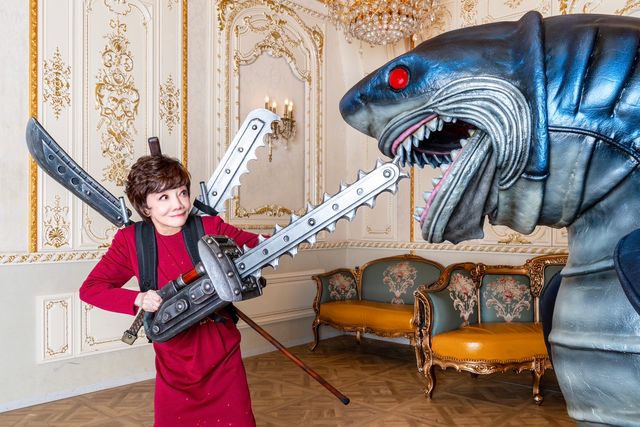 松島トモ子　サメ遊戯